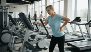 Rückenschmerzen durch Training auf dem Crosstrainer?