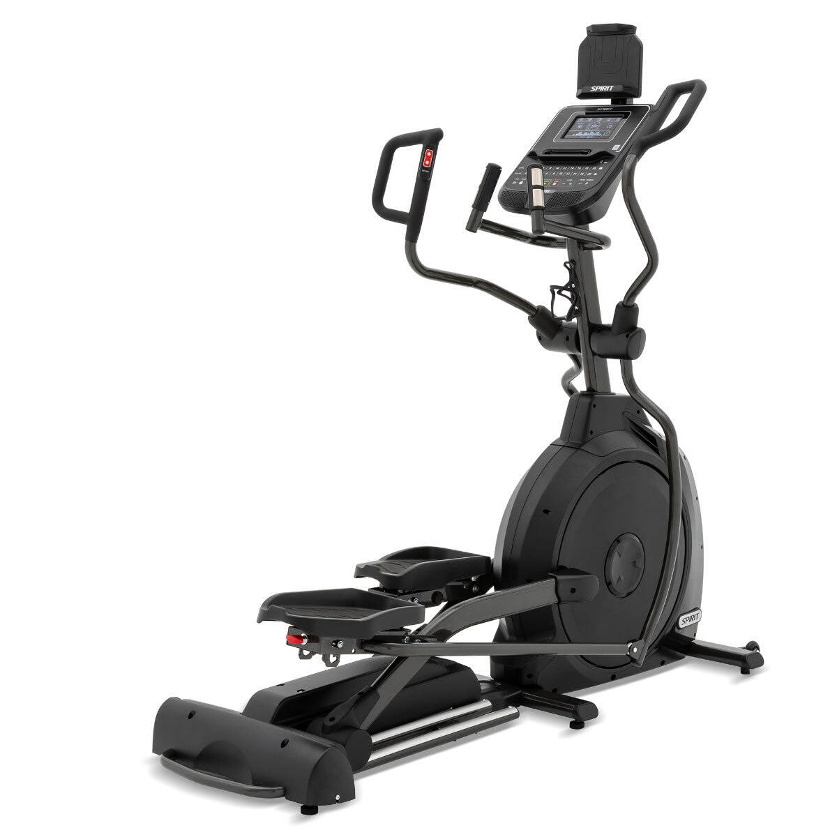Spirit Spirit Crosstrainer XE395 Black– 20 Steigungsstufen und 14 kg Schwungmasse