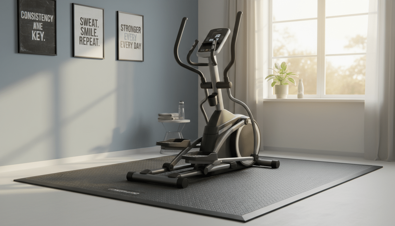Bodenmatte für Crosstrainer